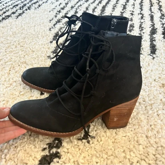 Sam Edelman Millard Lace Up Booties - Picture 2 of 8